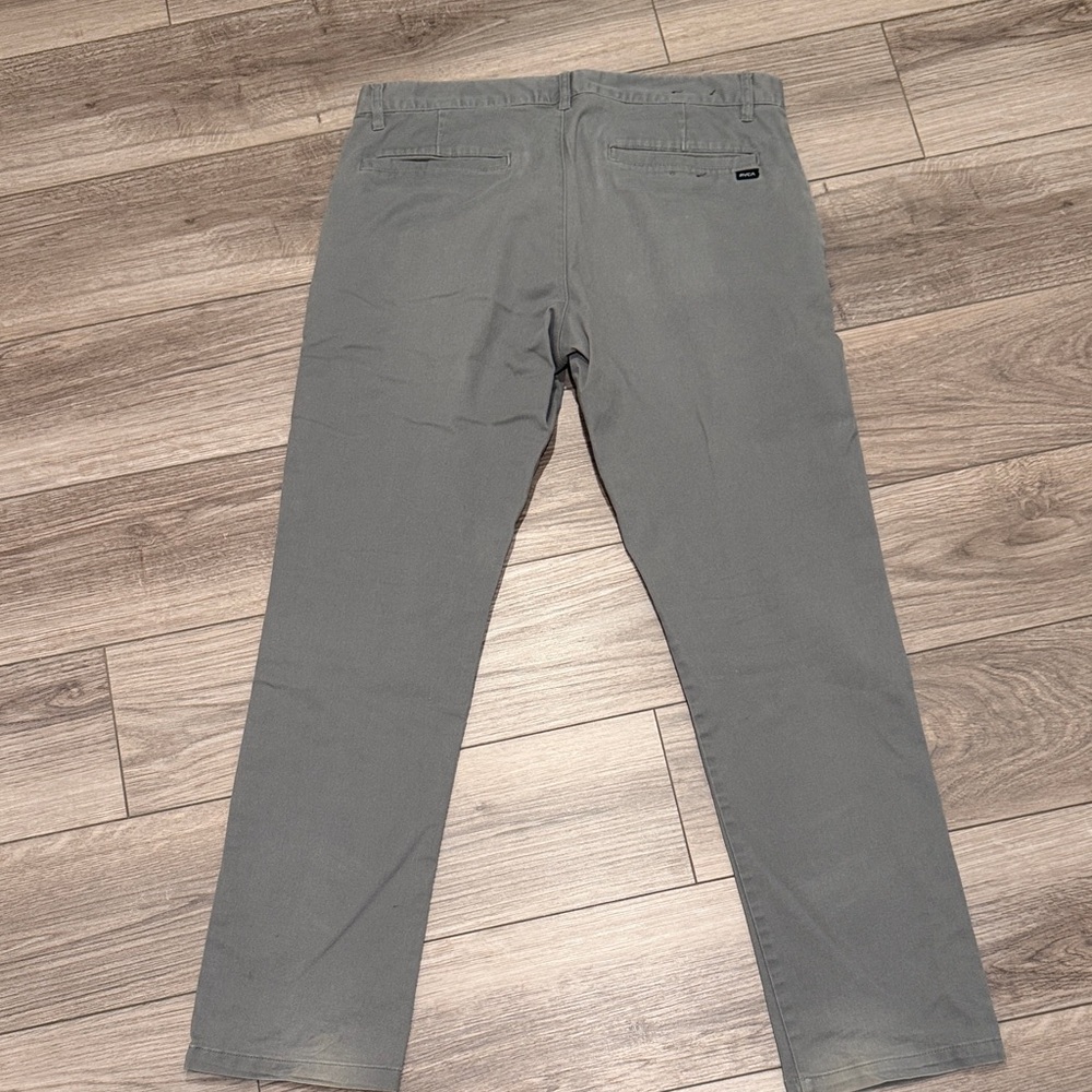 RVCA Men's Classic Gray Chinos